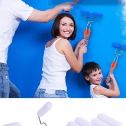 Profesyonel Çift Taraflı Silindirik Duvar ve Köşeleri Boyama Rulosu