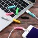4lü Apple, Android Şaj Kablosu Koruyucu Silikon Spiral Yay Aparat 4lü Apple, Android Şaj Kablosu Koruyucu Silikon Spiral Yay Aparat