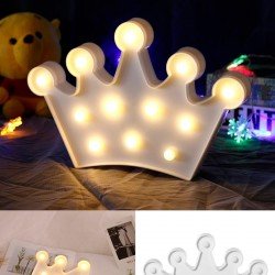 3D Dekoratif Pilli Kraliçe Tacı Model Led Masa ve Gece Lambası 3D Dekoratif Pilli Kraliçe Tacı Model Led Masa ve Gece Lambası