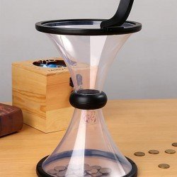 Eğlenceli Huni Şeklinde İlginç Şeffaf Para Biriktirme Kumbarası Eğlenceli Huni Şeklinde İlginç Şeffaf Para Biriktirme Kumbarası