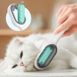 Evcil Hayvanlar İçin Çift Taraflı Pet Fırçası Nemli Tüy Tarama Tarağı  Evcil Hayvanlar İçin Çift Taraflı Pet Fırçası Nemli Tüy Tarama Tarağı