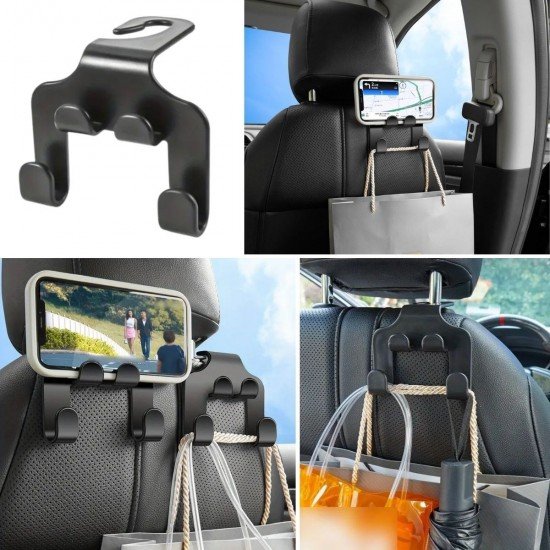 Oto Koltuk Arkası Düzenleyici Organizer Askılıklı Telefon,Tablet Tutucu Oto Koltuk Arkası Düzenleyici Organizer Askılıklı Telefon,Tablet Tutucu