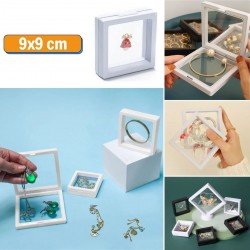 9x9 cm Standlı 3D Takı Ziynet Hatıra Koleksiyon Saklama Kutusu Şeffaf Film Çerçevesi  9x9 cm Standlı 3D Takı Ziynet Hatıra Koleksiyon Saklama Kutusu Şeffaf Film Çerçevesi