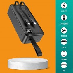 30000 Mah 22,5w Süper Hızlı Lightning ve Tyype C Powerbank 30000 Mah 22,5w Süper Hızlı Lightning ve Tyype C Powerbank