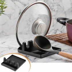 Tencere Kapak Tutuculu Kaşıklıklı Tencere Kapak Standı Pratik Kaşık Kepçe Altlık Düzenleyici Tencere Kapak Tutuculu Kaşıklıklı Tencere Kapak Standı Pratik Kaşık Kepçe Altlık Düzenleyici