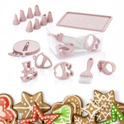 22 Parça Plastik Kolay Kullanımlı Pasta Kek Şekilli Kurabiye Seti  22 Parça Plastik Kolay Kullanımlı Pasta Kek Şekilli Kurabiye Seti