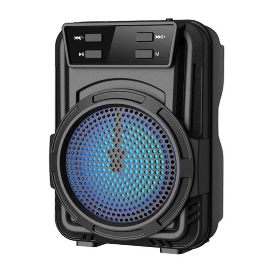 Mini Hoparlör Işıklı Taşınabilir Bluetooth Wireless FM Radyolu Sd Kart ve USB Girişli Hoparlör Mini Hoparlör Işıklı Taşınabilir Bluetooth Wireless FM Radyolu Sd Kart ve USB Girişli Hoparlör