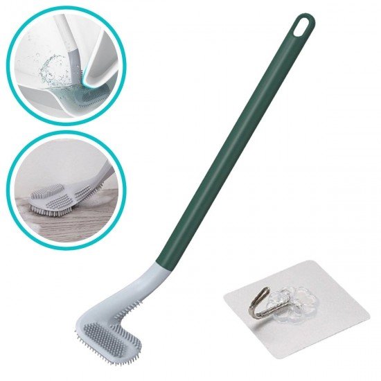 Golf Tasarımlı Silikon WC Klozet Mutfak Temizlik Fırçası Kanca Hediyeli Golf Tasarımlı Silikon WC Klozet Mutfak Temizlik Fırçası Kanca Hediyeli