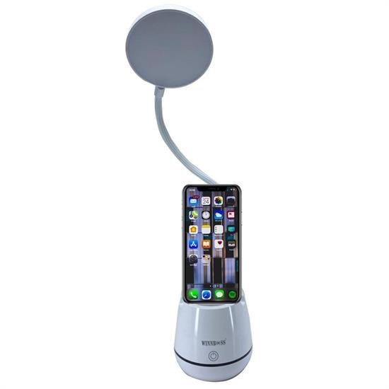 Kalemlikli Telefon Tutacaklı Şarjlı Dokunmatik 3 Mod Esnek Başlıklı Dimmerli LED Masa Lambası Kalemlikli Telefon Tutacaklı Şarjlı Dokunmatik 3 Mod Esnek Başlıklı Dimmerli LED Masa Lambası
