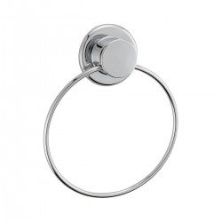 Arkası Yapışkanlı Yuvarlak Metal Havluluk Askısı Aparatı Arkası Yapışkanlı Yuvarlak Metal Havluluk Askısı Aparatı