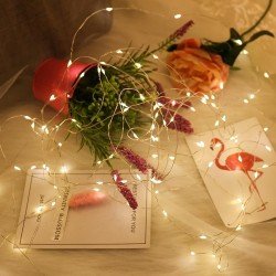 Peri Led Işık 5 Metre (Sarı) Pilli Aydınlatma Şerit Saçak Spot Süsleme Peri Led Işık 5 Metre (Sarı) Pilli Aydınlatma Şerit Saçak Spot Süsleme