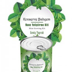 Konserve Bahçem Nane Yetiştirme Kiti