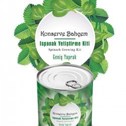Konserve Bahçem Evde Konservede Kolay Ispanak Yetiştirme Kiti
