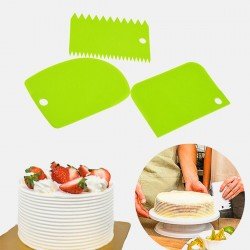 Pasta Hamur Şekillendirici Spatula Kesici Kazıyıcı Dekoratör Set Pasta Hamur Şekillendirici Spatula Kesici Kazıyıcı Dekoratör Set