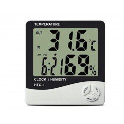 Bebek Odası Masaüstü Dijital Termometre Nem Ölçer Higrometre Saat Bebek Odası Masaüstü Dijital Termometre Nem Ölçer Higrometre Saat