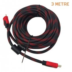 HDMI Kablosu HDTV Bilgisayar Uydu Görüntü Ses Full HD Sargılı Görüntü Aktarma Kablosu