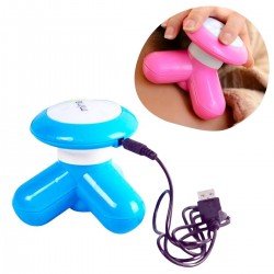 3 Başlıklı Titreşimli USB Şarjlı Mini El Masaj Aleti 3 Başlıklı Titreşimli USB Şarjlı Mini El Masaj Aleti