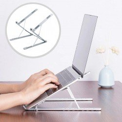 Ayarlanabilir Dizüstü Destek Tabanı Tamamen Katlanabilir Taşınabilir Laptop Yükseltici Ayarlanabilir Dizüstü Destek Tabanı Tamamen Katlanabilir Taşınabilir Laptop Yükseltici