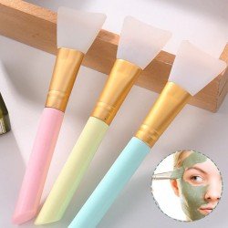 2li Silikon Temizlemesi Kolay Kullanılabilen Yüz Cilt Bakımı Maske Ve Krem Spatulası 2li Silikon Temizlemesi Kolay Kullanılabilen Yüz Cilt Bakımı Maske Ve Krem Spatulası