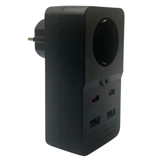 Isıya Dayanıklı Termal Akım Korumalı 1 Priz Girişli 2 USB Girişli 2 TYPE-C Girişli Pirz Isıya Dayanıklı Termal Akım Korumalı 1 Priz Girişli 2 USB Girişli 2 TYPE-C Girişli Pirz