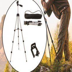 Taşıma Çantalı 130 cm Profesyonel Alüminyum Kamera Tripodu