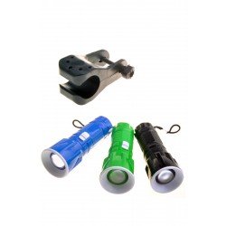 Pilli Zoomlu Ledli Bisiklet Ön Farı El Feneri Aydınlatma Lambası Pilli Zoomlu Ledli Bisiklet Ön Farı El Feneri Aydınlatma Lambası