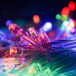 10 Metre 100 Ledli 8 Fonksiyonlu Karışık Renkli RGB Led Lamba 10 Metre 100 Ledli 8 Fonksiyonlu Karışık Renkli RGB Led Lamba