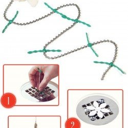 Pratik Banyo Küvet Lavabo Gideri Tıkanma Önleyici Plastik Aparat