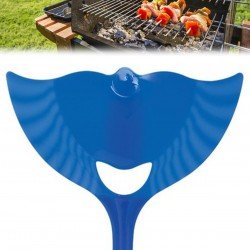 Ergonomik Plastik Renkli Barbekü Mangal Yakma Yelleme Yelpazesi