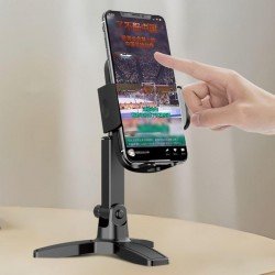 Masaüstü Telefon Standı 360 Derece Dönebilen Başlıklı Ayaklı Telefon Tripodu Masaüstü Telefon Standı 360 Derece Dönebilen Başlıklı Ayaklı Telefon Tripodu