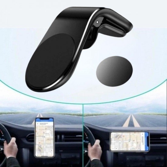 Havalanndırma Izgarasına Takılabilen Mandallı Mıknatıslı Oto Araç Içi Manyetik Telefon Tutucu Havalanndırma Izgarasına Takılabilen Mandallı Mıknatıslı Oto Araç Içi Manyetik Telefon Tutucu