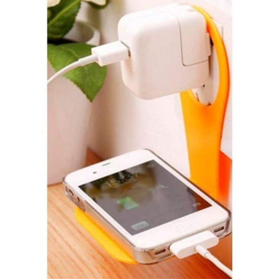 Universal Mobil Şarj Priz Askısı ve Telefon Tablet Tutucu Stand Universal Mobil Şarj Priz Askısı ve Telefon Tablet Tutucu Stand