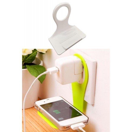Universal Mobil Şarj Priz Askısı ve Telefon Tablet Tutucu Stand Universal Mobil Şarj Priz Askısı ve Telefon Tablet Tutucu Stand