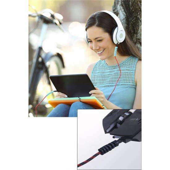 4lü Apple, Android Şaj Kablosu Koruyucu Silikon Spiral Yay Aparat 4lü Apple, Android Şaj Kablosu Koruyucu Silikon Spiral Yay Aparat