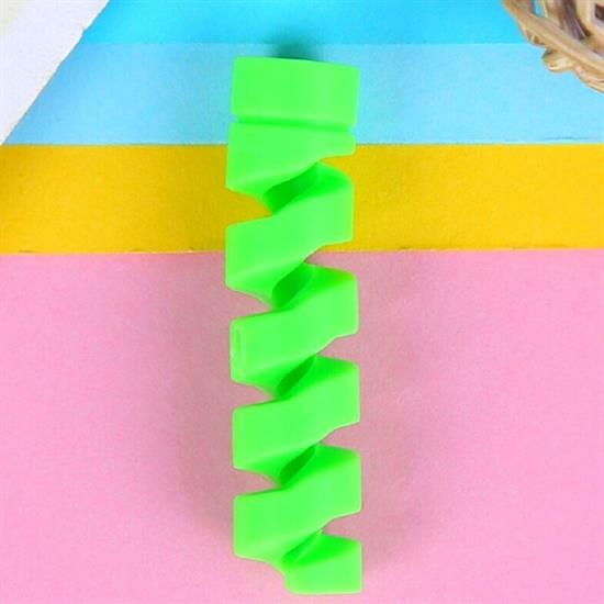 4lü Apple, Android Şaj Kablosu Koruyucu Silikon Spiral Yay Aparat 4lü Apple, Android Şaj Kablosu Koruyucu Silikon Spiral Yay Aparat