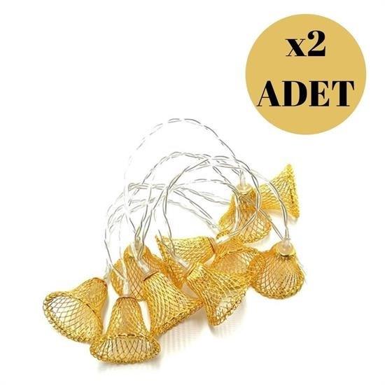 Parti ve Özel Gün Dekorasyonu Çan Şeklinde Metal Şerit Led Işık Parti ve Özel Gün Dekorasyonu Çan Şeklinde Metal Şerit Led Işık