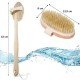 Doğal At Kılı Selülit Karşıtı Sapı Çıkabilen Ahşap Banyo Fırçası Doğal At Kılı Selülit Karşıtı Sapı Çıkabilen Ahşap Banyo Fırçası
