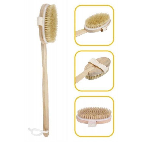 Doğal At Kılı Selülit Karşıtı Sapı Çıkabilen Ahşap Banyo Fırçası Doğal At Kılı Selülit Karşıtı Sapı Çıkabilen Ahşap Banyo Fırçası