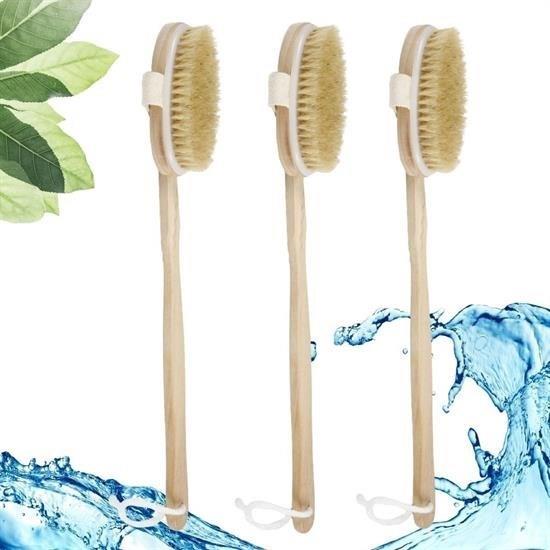 Doğal At Kılı Selülit Karşıtı Sapı Çıkabilen Ahşap Banyo Fırçası Doğal At Kılı Selülit Karşıtı Sapı Çıkabilen Ahşap Banyo Fırçası