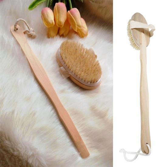 Doğal At Kılı Selülit Karşıtı Sapı Çıkabilen Ahşap Banyo Fırçası Doğal At Kılı Selülit Karşıtı Sapı Çıkabilen Ahşap Banyo Fırçası