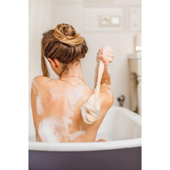 Doğal At Kılı Selülit Karşıtı Sapı Çıkabilen Ahşap Banyo Fırçası Doğal At Kılı Selülit Karşıtı Sapı Çıkabilen Ahşap Banyo Fırçası