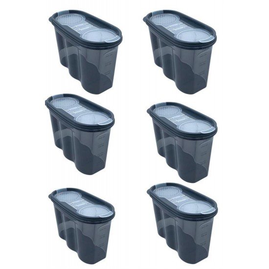 2 Kapaklı Ölçekli Erzak Saklama Kabı - 1,2 Litre - SA930 2 Kapaklı Ölçekli Erzak Saklama Kabı - 1,2 Litre - SA930