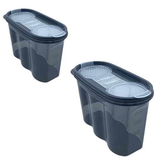 2 Kapaklı Ölçekli Erzak Saklama Kabı - 1,2 Litre - SA930 2 Kapaklı Ölçekli Erzak Saklama Kabı - 1,2 Litre - SA930