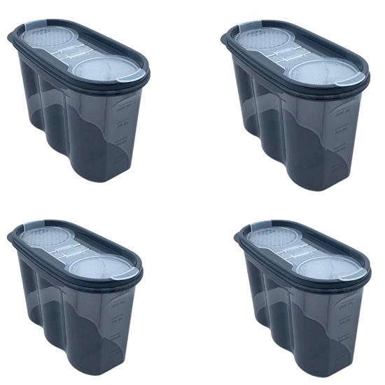 2 Kapaklı Ölçekli Erzak Saklama Kabı - 1,2 Litre - SA930 2 Kapaklı Ölçekli Erzak Saklama Kabı - 1,2 Litre - SA930