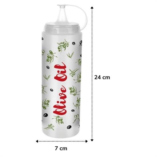 Şeffaf Kapaklı Sızdırmaz Yağlık Sosluk Şişesi Plastik Yağdanlık Master Chef AP-9471 Şeffaf Kapaklı Sızdırmaz Yağlık Sosluk Şişesi Plastik Yağdanlık Master Chef AP-9471
