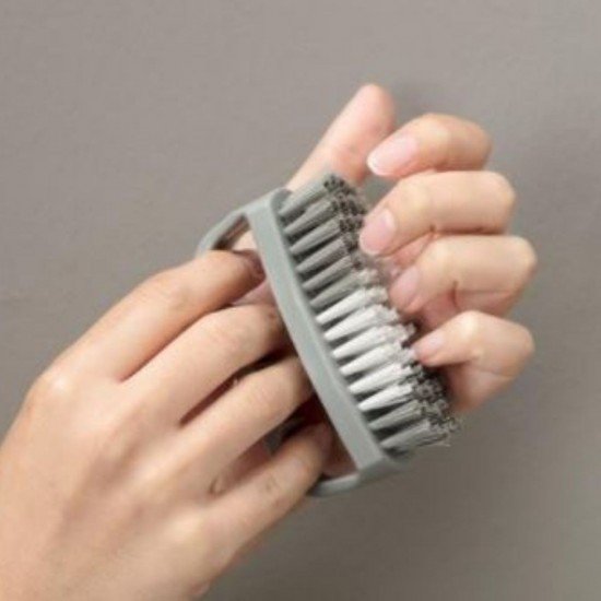 Tutamaçlı Plastik Pratik Tırnak ve Kıyafet Yaka Temizlik Fırçası- TP-113 Tutamaçlı Plastik Pratik Tırnak ve Kıyafet Yaka Temizlik Fırçası- TP-113
