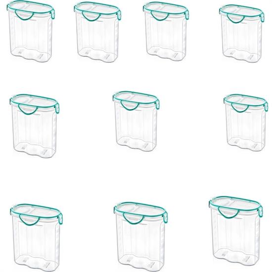Kilitli Kapaklı Contalı Hava,Su Sıvı Geçirmez 2,4 Litre Erzak Saklama Kabı-SA590