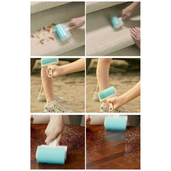 Yeni Nesil Yıkanabilir Pratik Tüy ve Toz Toplama  Rulosu Aparatı