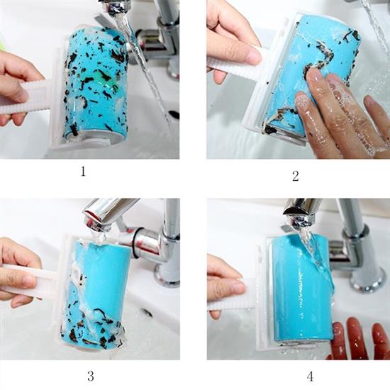 Yeni Nesil Yıkanabilir Pratik Tüy ve Toz Toplama  Rulosu Aparatı