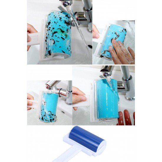 Yeni Nesil Yıkanabilir Pratik Tüy ve Toz Toplama  Rulosu Aparatı